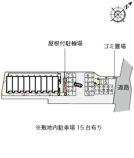 ★手数料０円★廿日市市宮内 月極駐車場